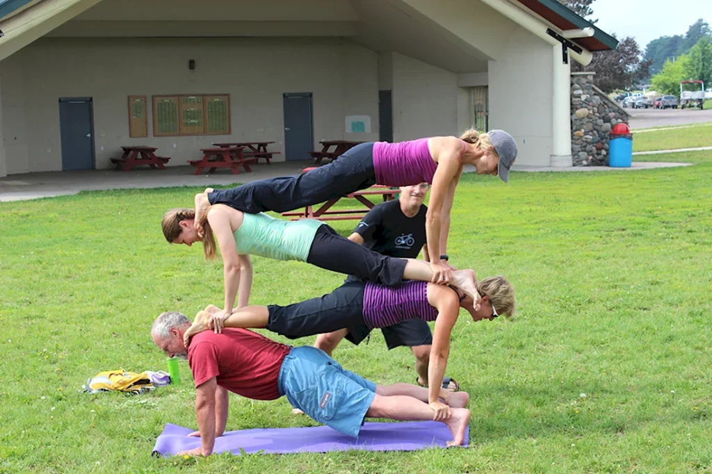 4 Person Yoga Poses Beginners