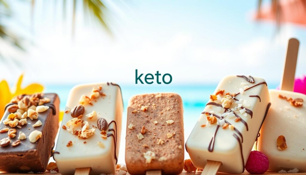 Delicious Keto Ice Cream Bars Low-Carb Treats