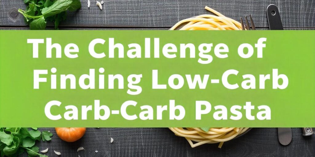 The Challenge of Finding Low-Carb Pasta